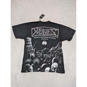 Darc Sport Olympia 2025 Shirt Mens Small Black Wolves Oversized Graphic Tee New‎